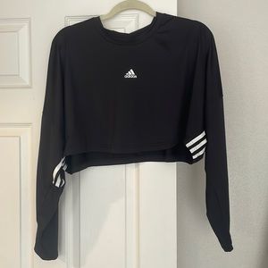 adidas hyper glam crop crew